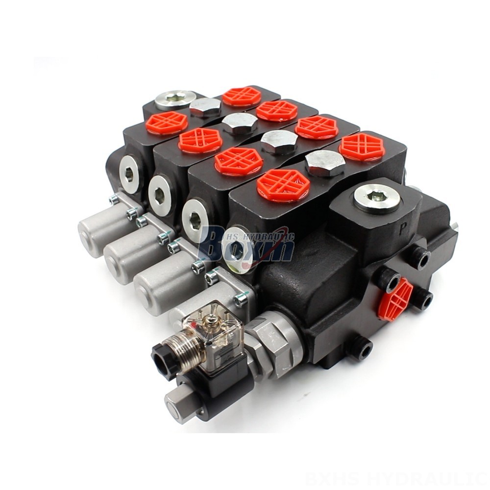 SD8-Electric unloading valve Manual 4 Spool Sectional Directional Valve | Global Supplier main image